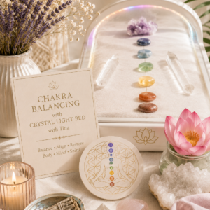 Chakra Balancing w/ Crystal Light Bed with Tina
