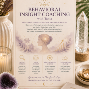 Behavioral Insight Coaching with Tania