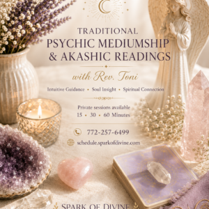 Traditional Psychic / Mediumship & Akashic Reading with Rev. Toni