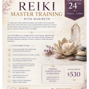 Reiki Master Training with Maribeth