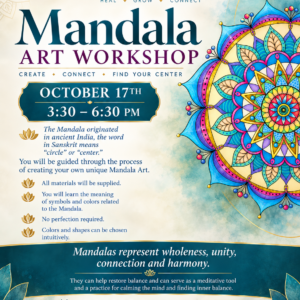 Mandala Art Workshop with Christine